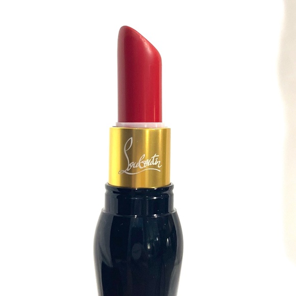Christian Louboutin Iconic 001 Red Silky Satin Lip Colour Lipstick with Box - Picture 8 of 16
